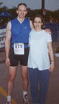 Michelle and David before the race